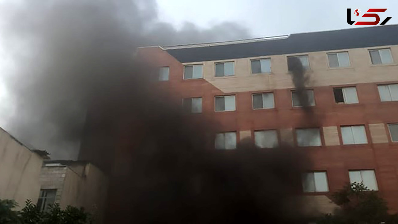 فیلم آتش سوزی مرگبار در ساختمان 120 واحدی خیابان مجیدیه / نجات بیش از 100 از محاصره دود و آتش