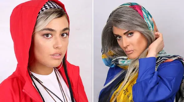 استایل جدید ریحانه پارسا و بهناز جعفری با آرایشی غلیظ + عکس