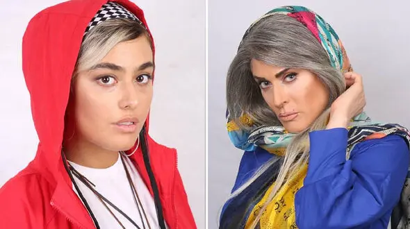 استایل جدید ریحانه پارسا و بهناز جعفری با آرایشی غلیظ + عکس