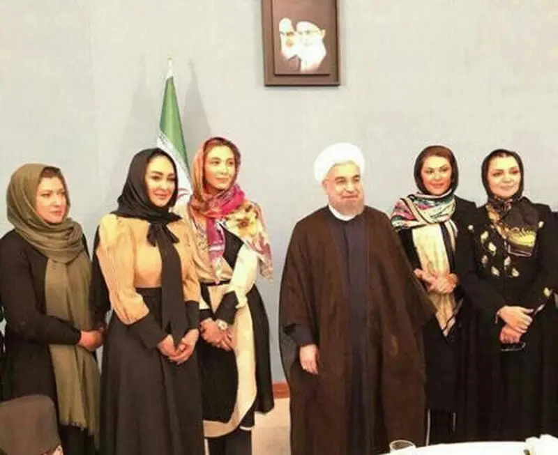 دیدار حسن روحانی با بازیگران