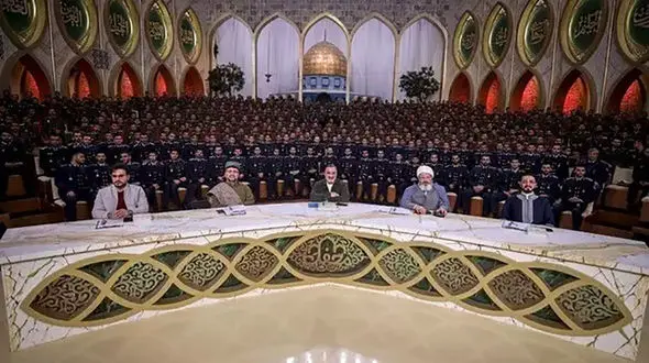 فیلم آوازخوانی باشکوه روحانی برنامه محفل روی آنتن زنده تلویزیون!