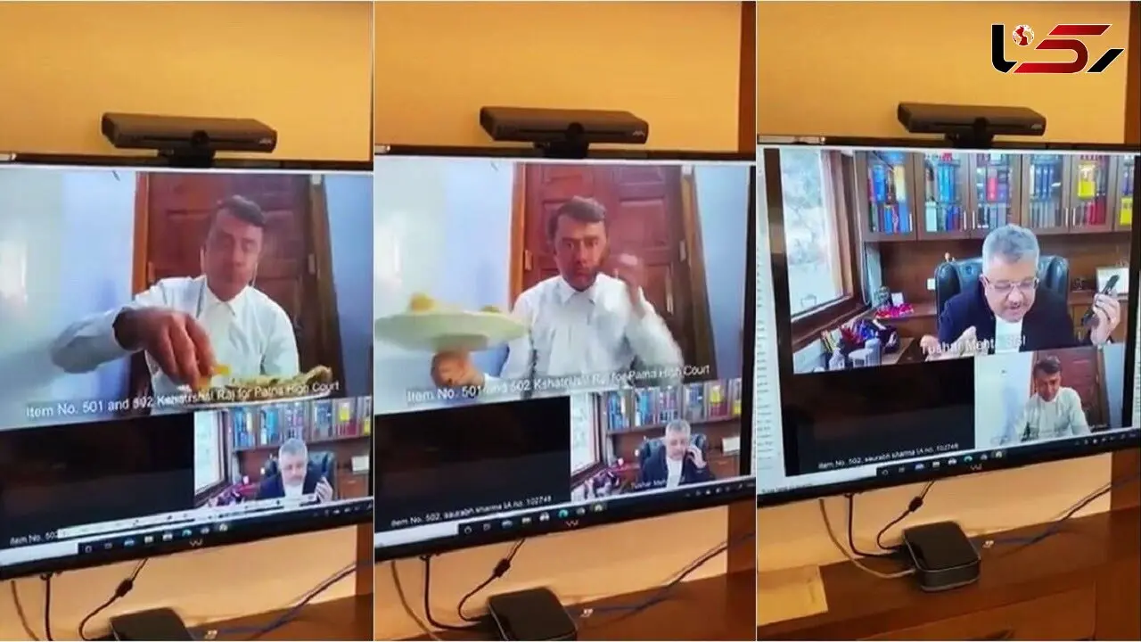 اقدام بی نظیر وکیل در جلسه مجازی دادگاه + فیلم و عکس