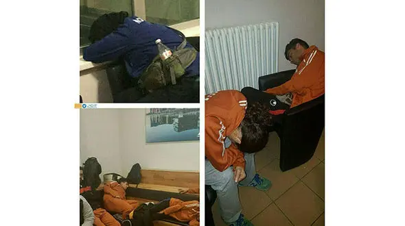 بی‌خانمانی تیم ملی فوتبال دستی ایران در هامبورگ + عکس
