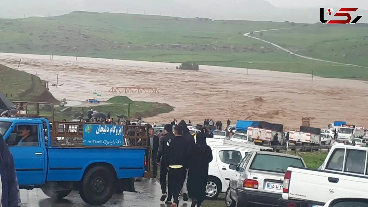 پل گاومیشان بعد از ۴۵ سال زیر آب رفت + عکس 
