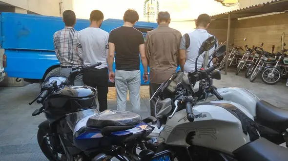 دستگیری پنج سارق سریالی توسط کلانتری نامجو