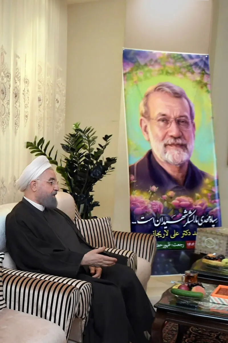 دیدار با خانواده شهید لاریجانی