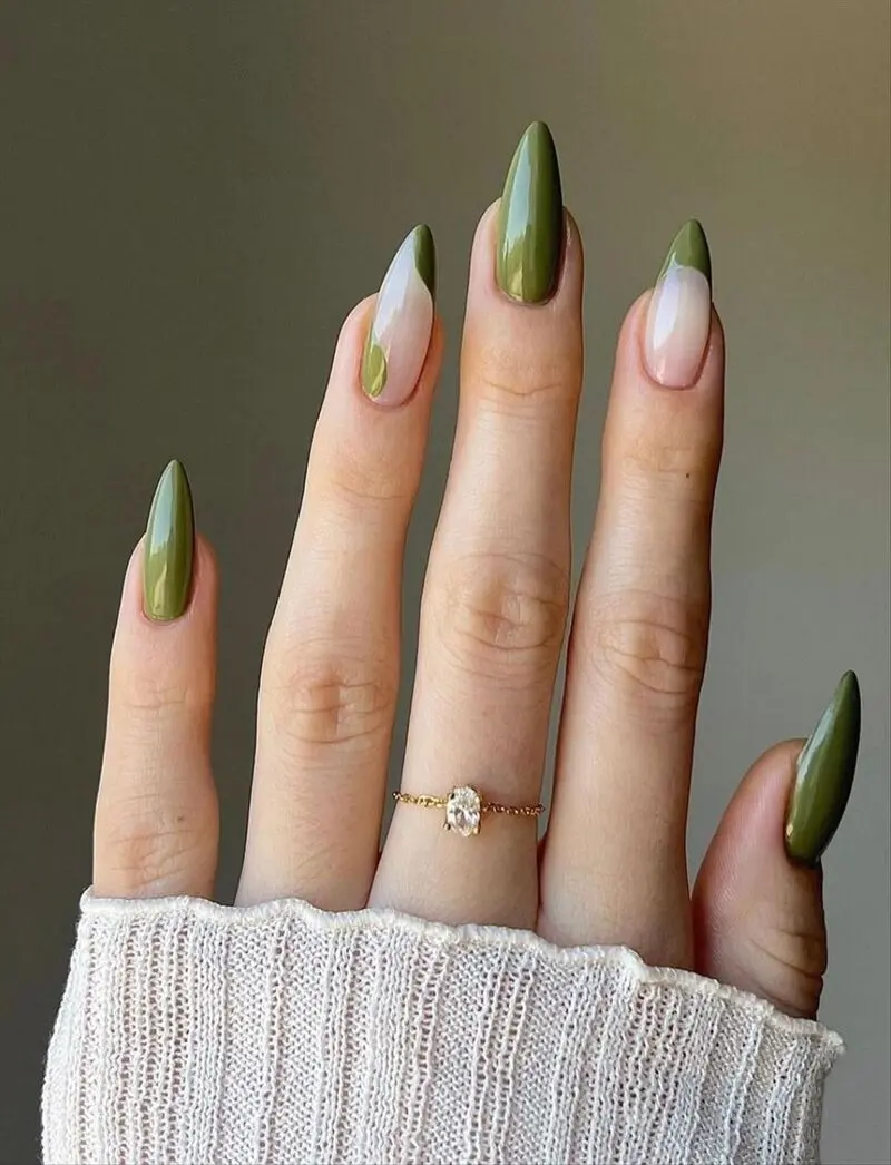 لاک ناخن ژل آیس سبز