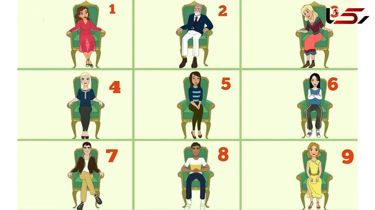 تست :  شما به چه شکلی می نشینید ؟ / خودتان را بشناسید !