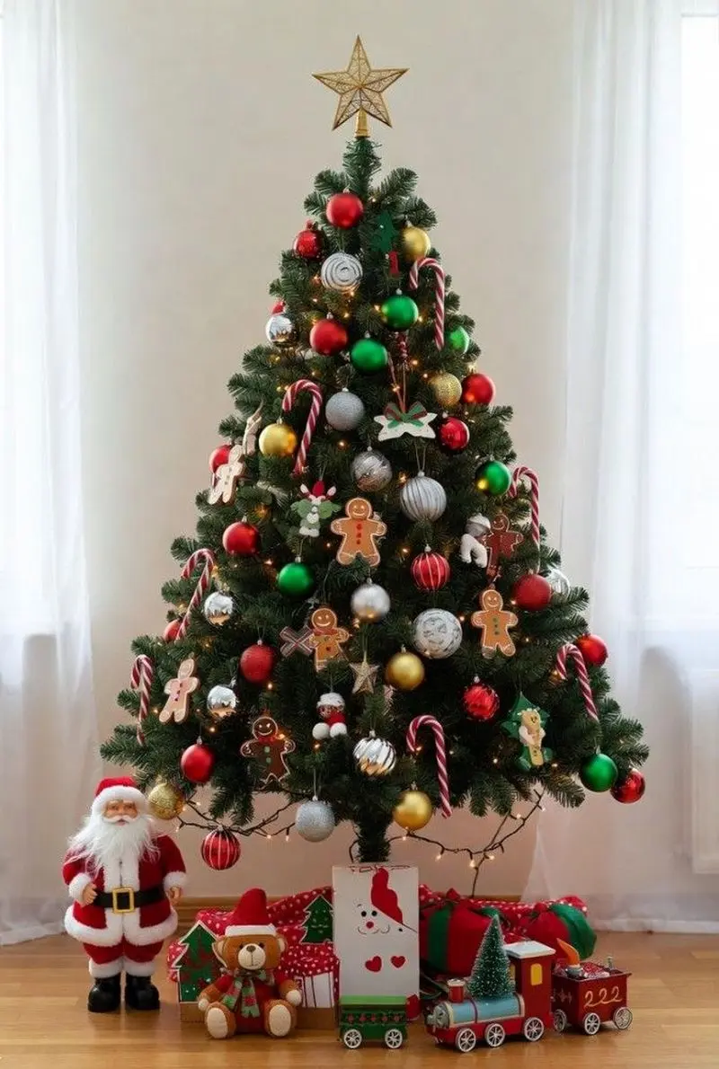 ایده درخت کریسمس | ۳۰ ایده تزیین درخت کریسمس از ساده تا لوکس و عروس پسند با مدل های جادویی و خیره کننده ترند ۲۰۲۶!