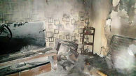 آتش سوزی ساختمان مسکونی در کوی‌ ولی امر تبریز
