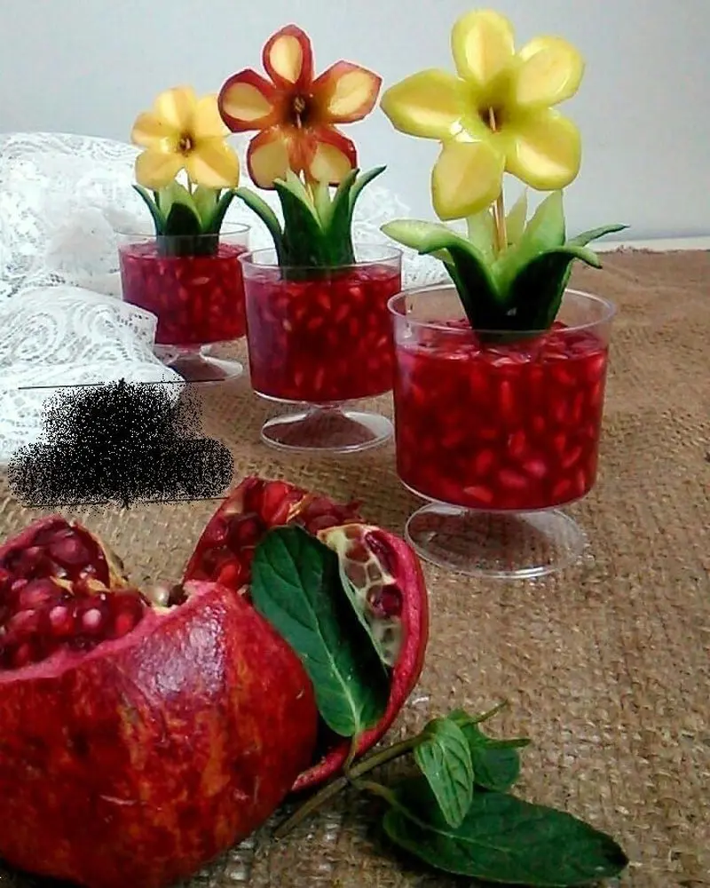 تزیین انار دون شده | ایده های خلاقانه ساده و جذاب تزیین انار دون شده برای شب یلدا و مدرسه ۱۴۰۴ که میتونی ازش کلی ایده بگیری!