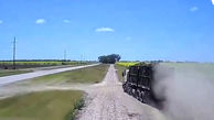 ببینید / تصادف وحشتناک قطار و کامیون  + فیلم