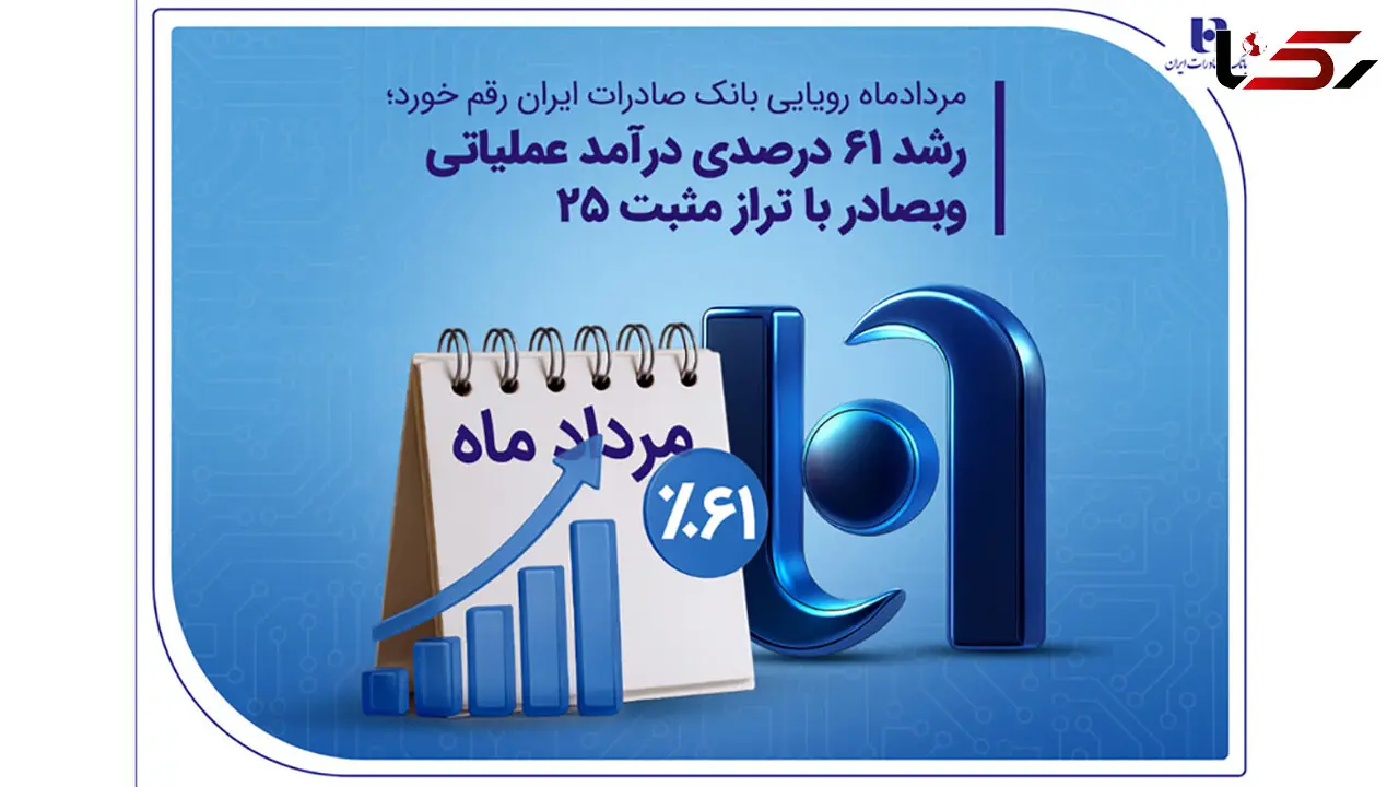 رشد 61 درصدی درآمد عملیاتی وبصادر با تراز مثبت 25