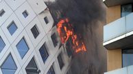 بازگشت آتش سوزی به بیروت / یک مرکز تجاری طعمه حریق شد + عکس