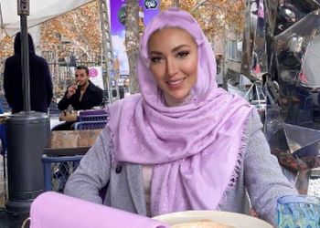 چیدمان میز غذای خوشمزه و رنگانگ همسر بهرام رادان با غذاهای اصیل ایرانی/ هیشکی نمیتونه رو دستش بلند شه+ عکس