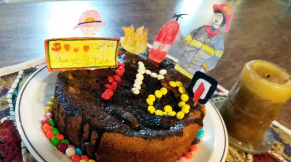 بابا جون روز آتش نشان مبارک+عکس
