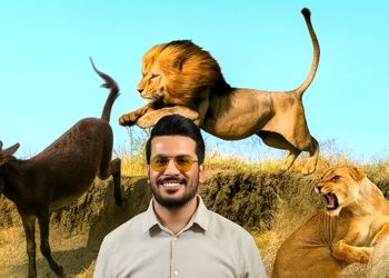 مستند حیات وحش خنده دار با امیرحسین قیاسی: اُلاغه زده شیر رو ترکونده/ لامصب طنزش 10 هیچ از بقیه جلوتره