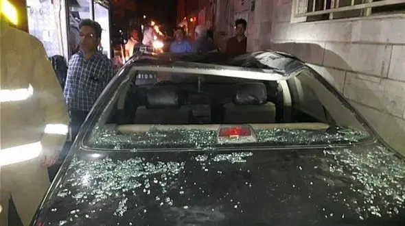 زوج تهرانی از ترس آتش‌  از طبقه دوم پایین پریدند + تصاویر 