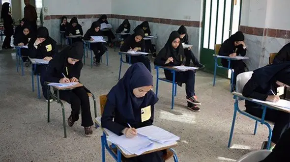 نخستین روز امتحانی دبیرستانی ها چگونه گذشت ؟ + فیلم 