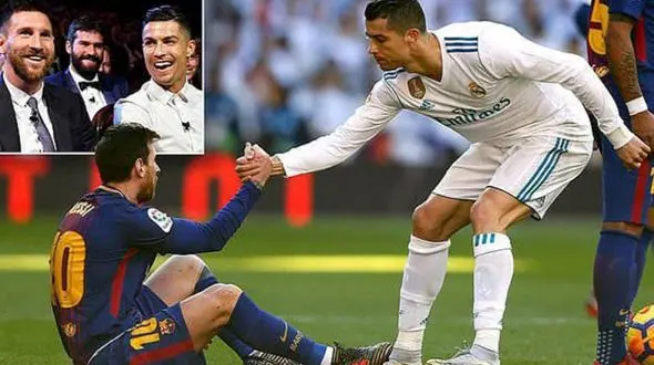 دوئل عجیب مسی و کریس رونالدو 10 میلیون ریال عربستان آب خورد!