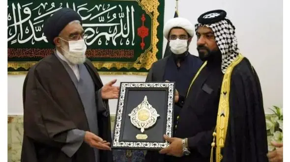 تجلیل از پدر عراقی که چهار فرزند در راه خدمت به زائران از دست داد