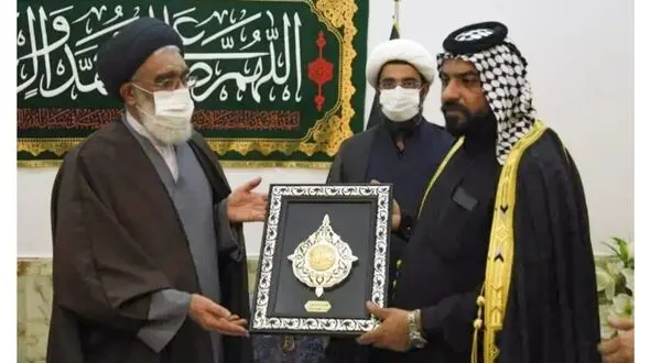 تجلیل از پدر عراقی که چهار فرزند در راه خدمت به زائران از دست داد