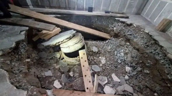 فرونشست یک هتل  در مشهد