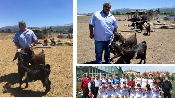 
مدیر باشگاهی‌ که‌ بازیکنانش‌ را فروخت و «بز» خرید!+عکس
