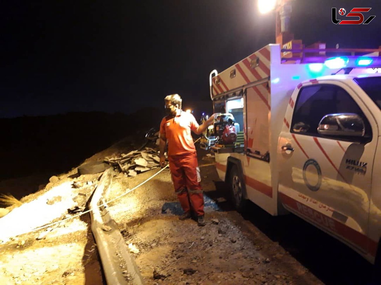  برخورد یکدستگاه تریلی با کامیون در گردنه علی آباد یزد/حادثه یک‌مصدوم و یک فوتی به جا گذاشت