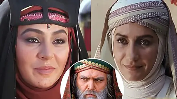 فیلم پشت صحنه دیدنی سریال مختارنامه جدال همسران مختار عمره و ناریه/ خنده های نسرین مقانلو و فریبا کوثری در هنگام تمرین