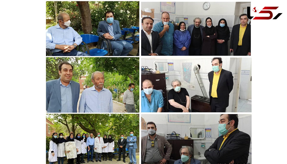 مسعود کیمیایی و علی نصیریان واکسن کرونا زدند + عکس