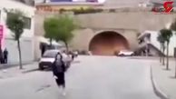 خانم راننده اتوبوس صحنه عجیبی را رقم زد + فیلم