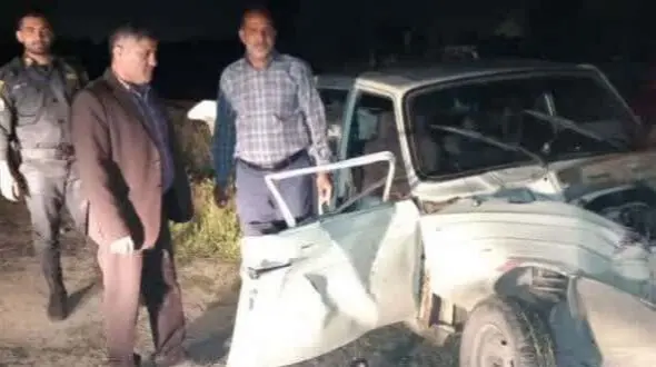 تصادف دلخراش مرد بندرگزی با غول آهنین در جاده