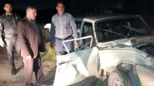 تصادف دلخراش مرد بندرگزی با غول آهنین در جاده