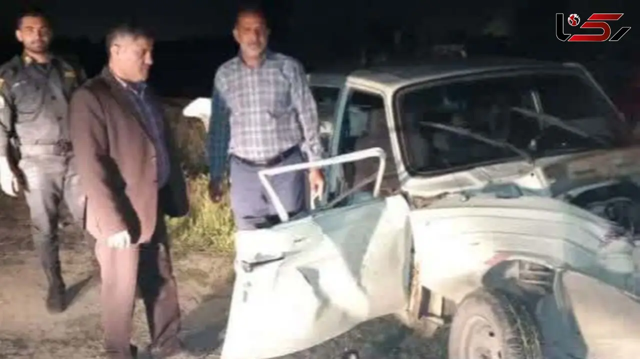 تصادف دلخراش مرد بندرگزی با غول آهنین در جاده