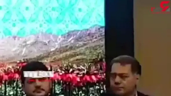 چُرت زدن فرماندار خوانسار هنگام سخنرانی استاندار +فیلم 