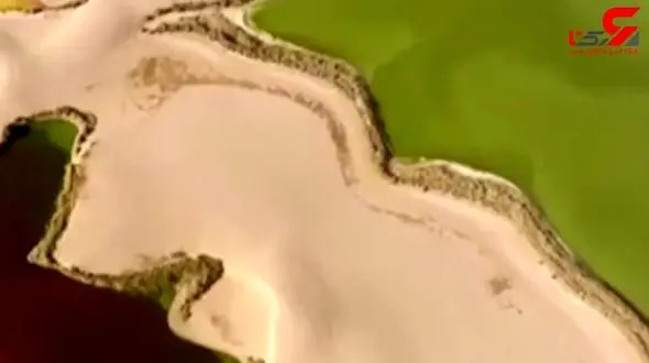 تصاویری هوایی از تالاب زیبای یزد + فیلم 