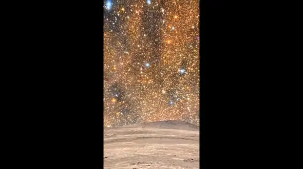 زیبایی آسمان شب مریخ در تصاویر خارق‌ العاده / فیلم