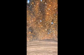 زیبایی آسمان شب مریخ در تصاویر خارق‌ العاده / فیلم