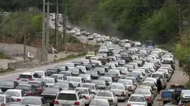 ترافیک سنگین در جاده چالوس و جاده هراز + مسافران بخوانند