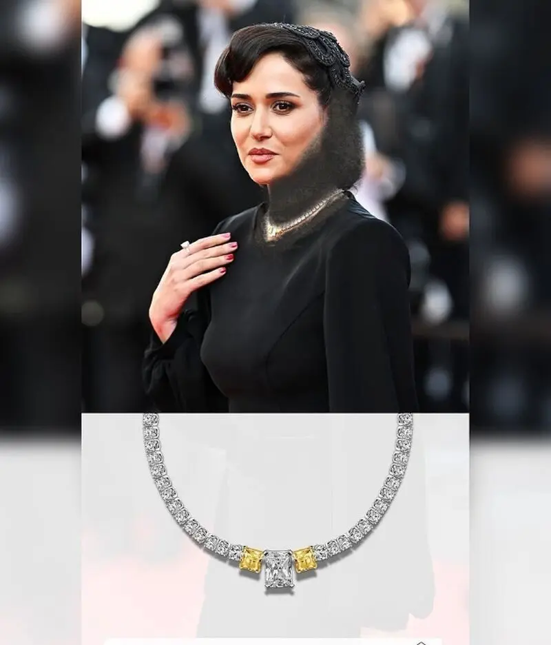جواهرات پریناز ایزدیار در جشنواره فیلم کن
