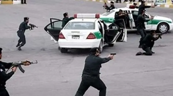 درگیری مسلحانه قاچاقچی مواد مخدر با پلیس در قم