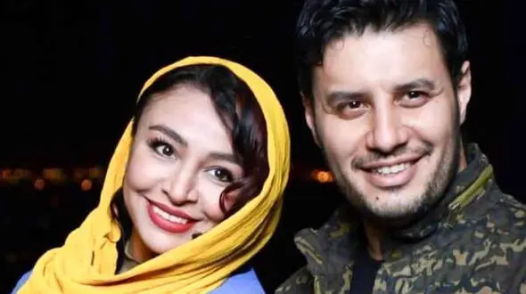 عکس بی حجابی شوک آور همسر جواد عزتی ! / مه لقا باقری هم از دست رفت !