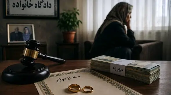 عجیب ترین پرداخت مهریه / شوهرم می‌گوید چون مهریه‌ام را کامل داده، دیگر نامحرم شده‌ایم!