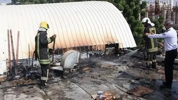 آتش سوزی هولناک در بیمارستان پیامبر اعظم بندرعباس