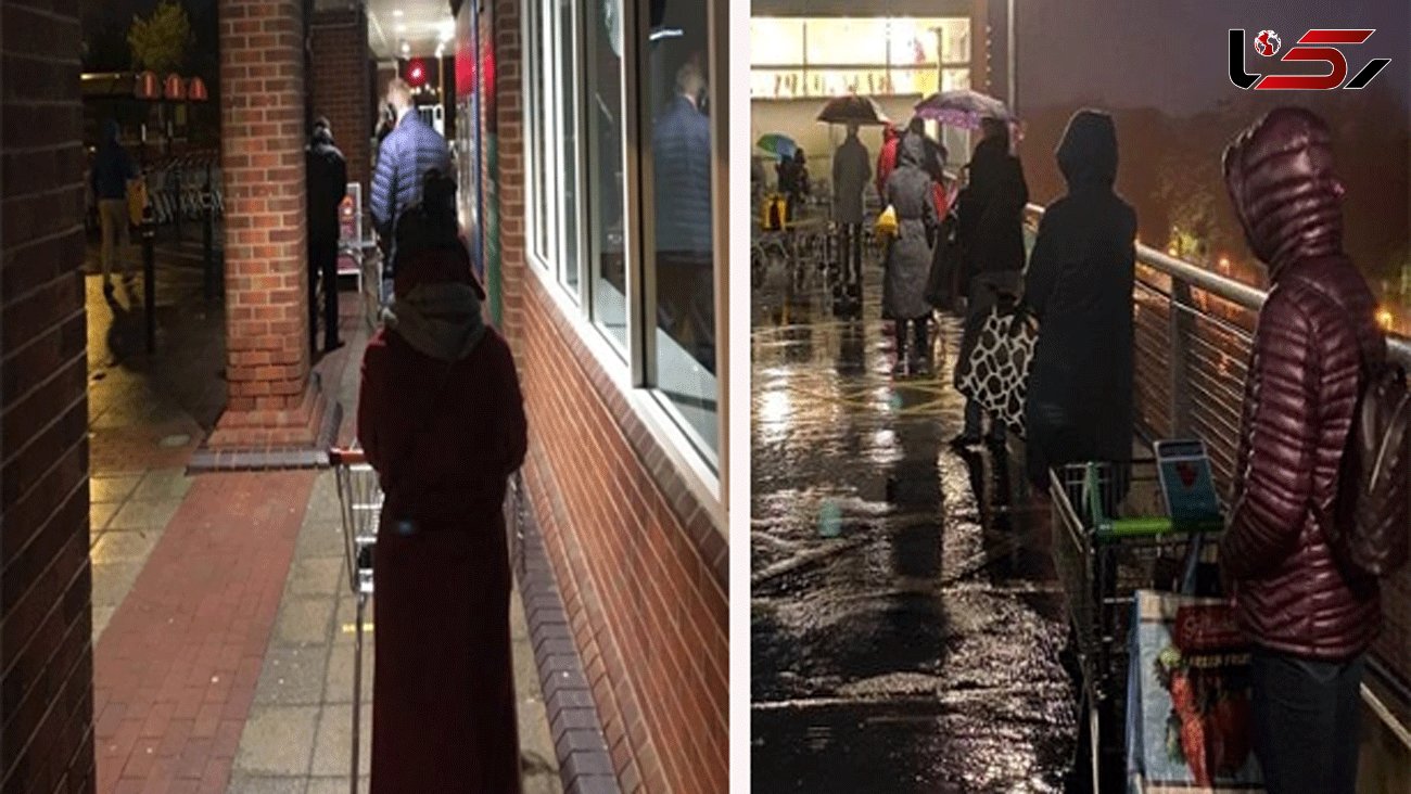 Panic-buyers queue at supermarkets from 6am as border chaos sparks food supply fears