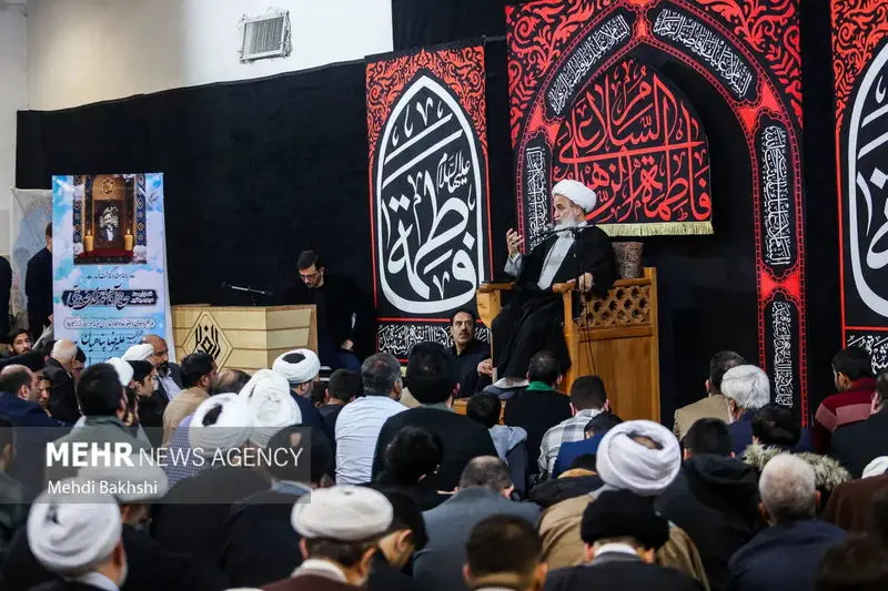 مراسم ختم پسر حجت‌الاسلام کاظم صدیقی در قم