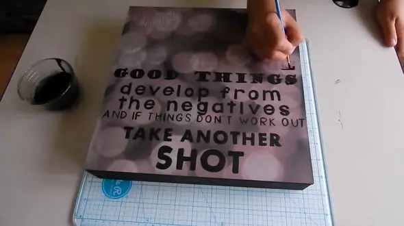 تابلو تایپوگرافی دست ساز بسازید! +فیلم آموزشی