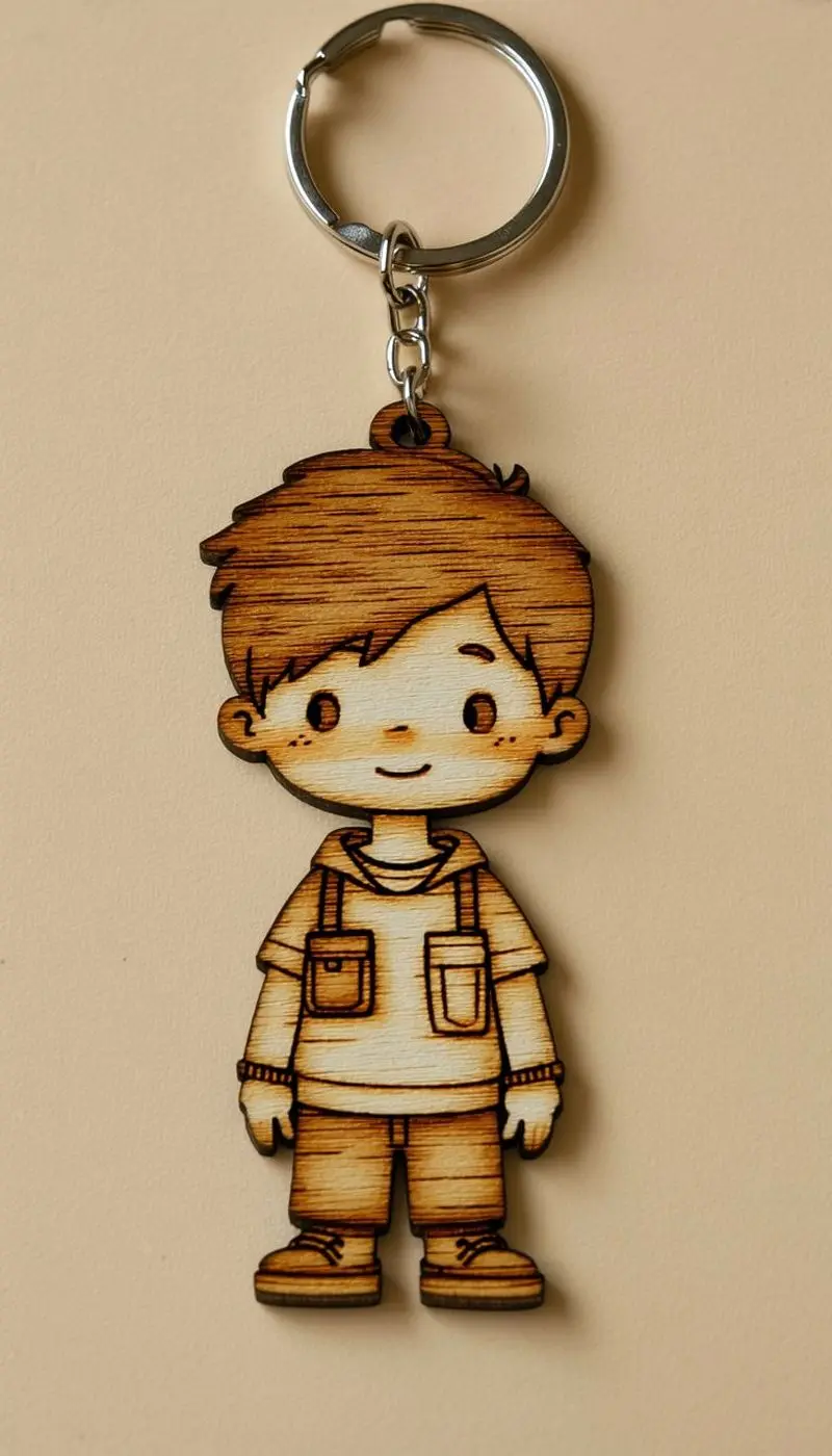 جاکلیدی چوبی دست ساز