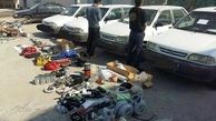 انهدام باند سارقان لوازم داخلی خودرو در غرب تهران 